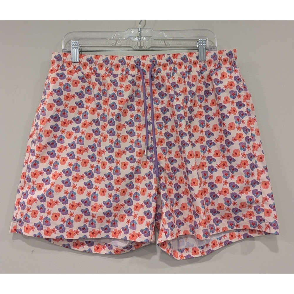 Strawberry Milk Mob Paloma Floral Swim Shorts Size XL